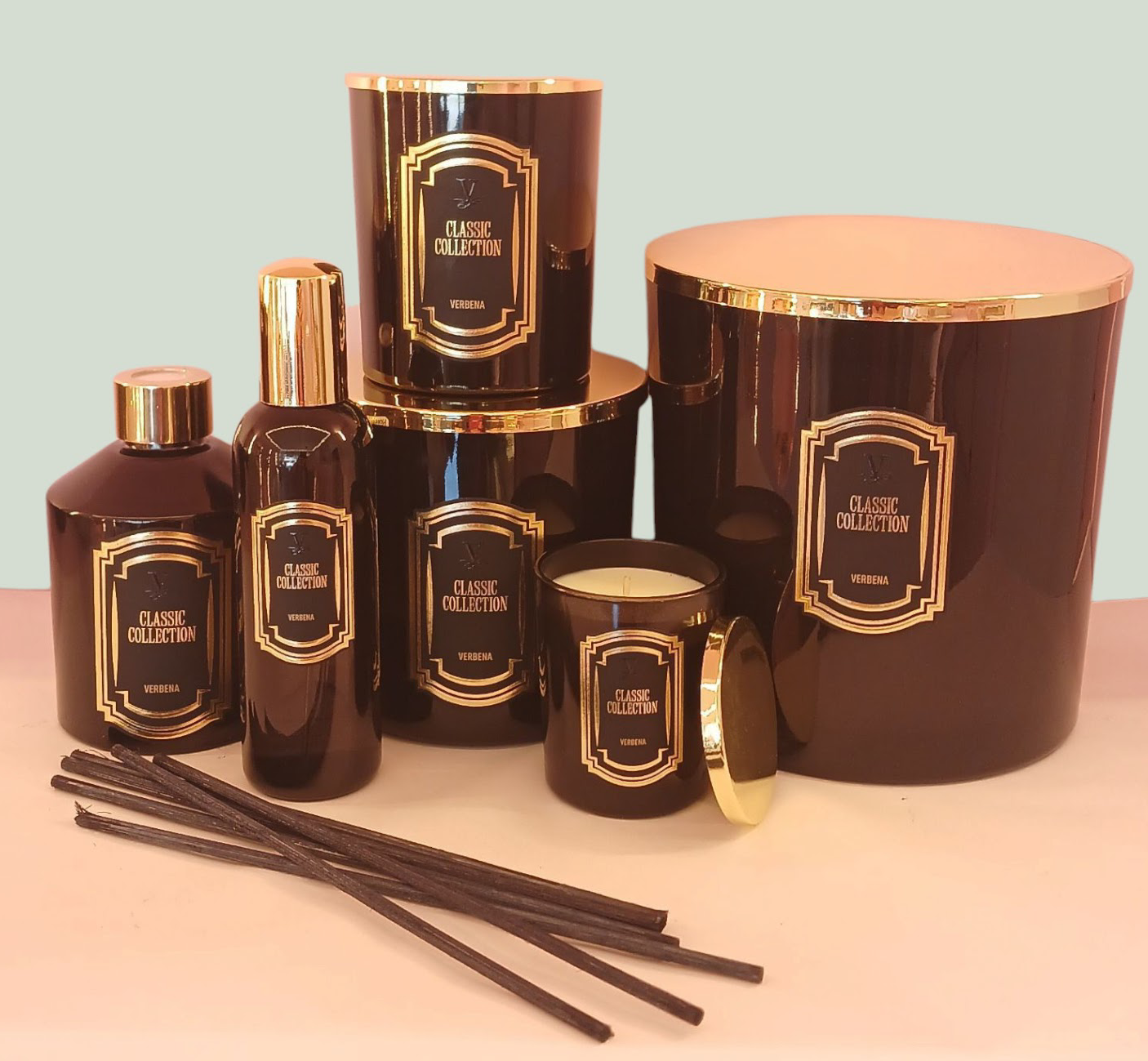 Linha de velas, difusores mikado e home sprays - Verbena